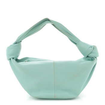 BOTTEGA VENETA Calfskin Mini Double Knot Bag Spearmint