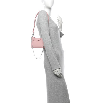 LOUIS VUITTON Epi Easy Pouch On Strap Rose Ballerine