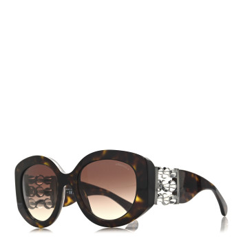 CHANEL Perle Pearl Sunglasses 5543 Tortoise