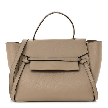 CELINE Grained Calfskin Mini Belt Bag Light Taupe