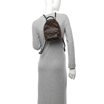 LOUIS VUITTON Monogram Palm Springs Backpack Mini