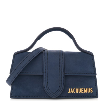 JACQUEMUS Nubuck Le Bambino Navy