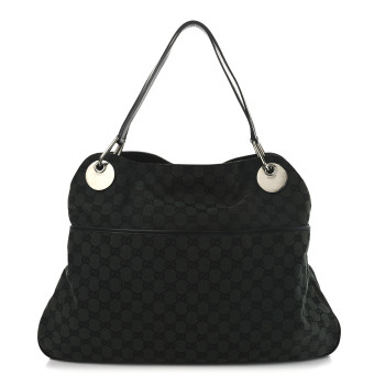 GUCCI Monogram Medium Eclipse Shoulder Bag Green