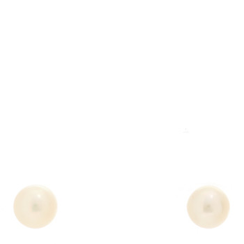 MIKIMOTO 18K Yellow Gold Akoya Cultured Pearl 5-5.5mm Stud Earrings