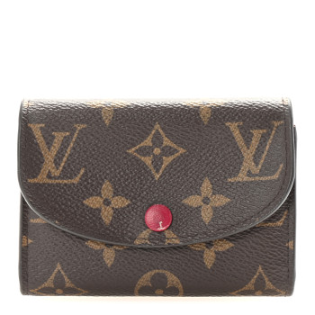 Monogram Rosalie Coin Purse Fuchsia