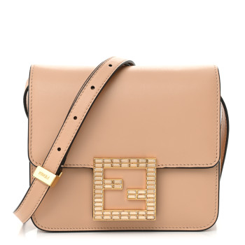 FENDI Vitello King Crystal Fab Crossbody Bag Makeup