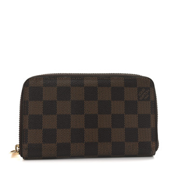 LOUIS VUITTON Damier Ebene Zippy Compact Wallet