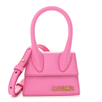 JACQUEMUS Grained Calfskin Le Chiquito Pink