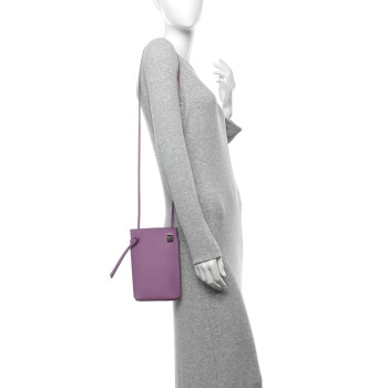 LOEWE Smooth Calfskin Dice Pocket Purple