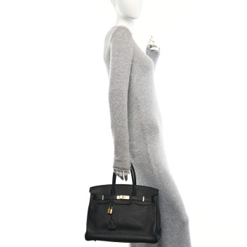 HERMES Togo Birkin 35 Black