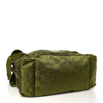 【GUCCI】GG Off The Grid Nylon Small Tote Bag JUNIPER GREEN GUCCI Econyl Nylon Monogram Off The Grid Duffle Bag Juniper