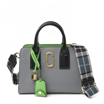 MARC JACOBS Saffiano Snapshot Tote Slate Multicolor MARC JACOBS Saffiano Snapshot Tote Slate Multicolor