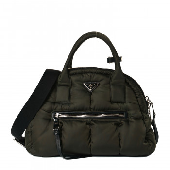 現行 美品 PRADA TESSUTO MONTAGN MIMETICO bag PRADA Tessuto Nylon Bomber Dome Satchel Mimetico 927821