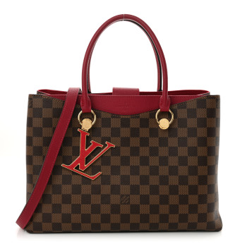 LOUIS VUITTON Damier Ebene LV Riverside Lie De Vin