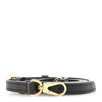 LOUIS VUITTON Calfskin Adjustable Shoulder Strap Black