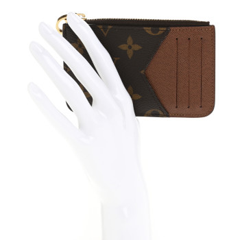 LOUIS VUITTON Monogram Zipped Romy Card Holder