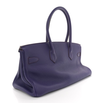 HERMES Taurillon Clemence JPG Birkin II 42 Iris