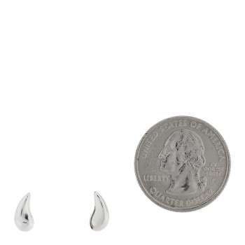 TIFFANY Sterling Silver 10mm Elsa Peretti Teardrop Earrings