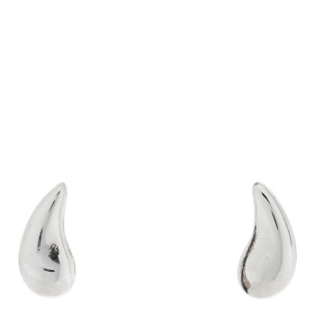TIFFANY Sterling Silver 10mm Elsa Peretti Teardrop Earrings