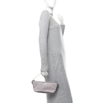 GUCCI Monogram Boat Pochette Lilac