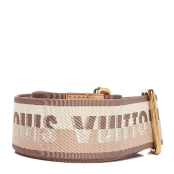 LOUIS VUITTON Jacquard Speedy Bandouliere 20 Shoulder Strap Beige