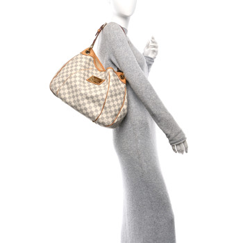 LOUIS VUITTON Damier Azur Galliera PM