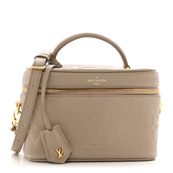 LOUIS VUITTON Empreinte Monogram Giant Vanity PM Tourterelle