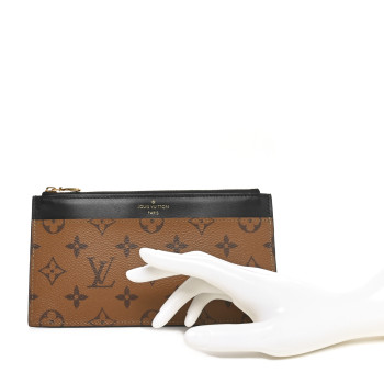 LOUIS VUITTON Reverse Monogram Slim Purse