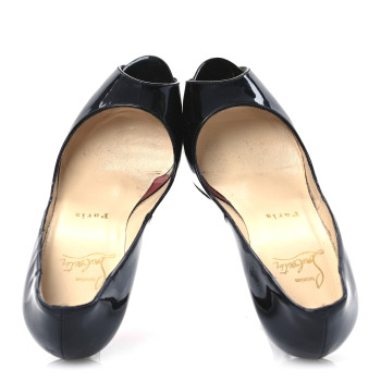 CHRISTIAN LOUBOUTIN Patent New Very Prive 120 Pumps 36.5 Black