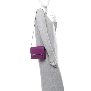HERMES Evercolor Mini Sac Roulis Anemone