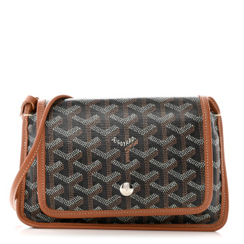 GOYARD Goyardine Plumet Wallet Clutch Black Gold
