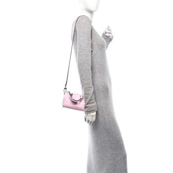 LOUIS VUITTON Alligator Nano Speedy Pink