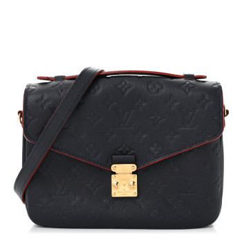 LOUIS VUITTON Empreinte Pochette Metis Marine Rouge