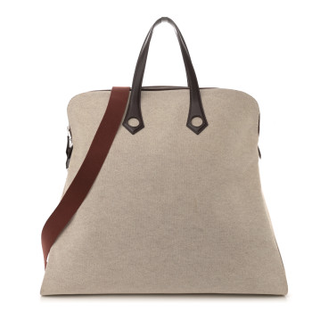 HERMES Toile Swift Heeboo Travel Chocolate