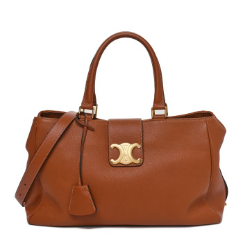 CELINE Supple Calfskin Medium Appoline Tan