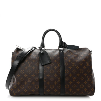 LOUIS VUITTON Monogram Macassar Keepall Bandouliere 45