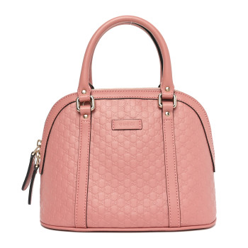 GUCCI Microguccissima Mini Dome Bag Soft Pink