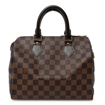 LOUIS VUITTON Damier Ebene Speedy 25