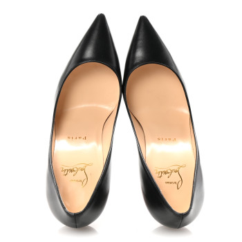 CHRISTIAN LOUBOUTIN Kid Decollete 554 100 Pumps 36 Black