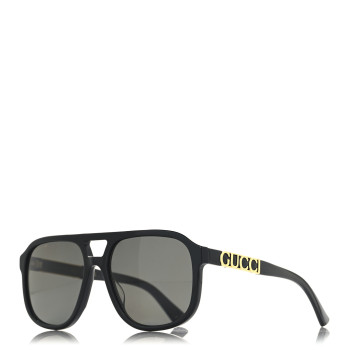 GUCCI Acetate Square Frame GG1188S Sunglasses Black