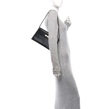HERMES Chevre Chamkila Kelly Elan Black