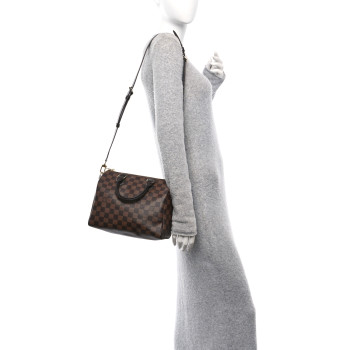 LOUIS VUITTON Damier Ebene Speedy Bandouliere 25