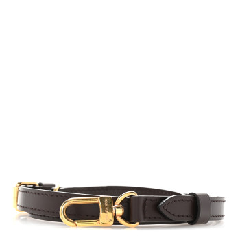 LOUIS VUITTON Calfskin 16mm Adjustable Shoulder Strap Ebene