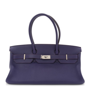 HERMES Taurillon Clemence JPG Birkin II 42 Iris