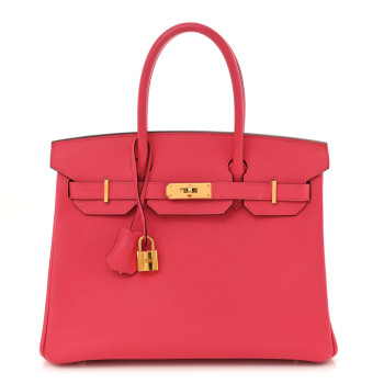 HERMES Epsom Birkin 30 Rose Extreme