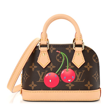 LOUIS VUITTON LV X TM Monogram Cerises Nano Alma