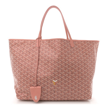 GOYARD Iridescent Goyardine Saint Louis GM Pearly Coral