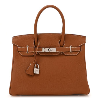 HERMES Togo BIRKIN 30 Gold