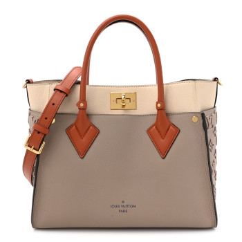 LOUIS VUITTON Calfskin Monogram Tufting On My Side Galet