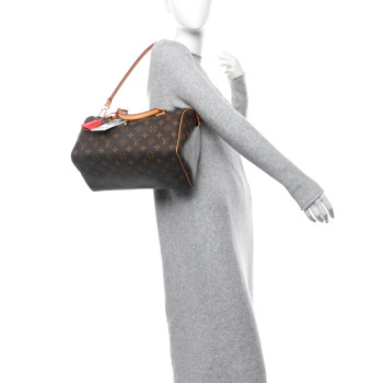 LOUIS VUITTON Monogram Speedy Soft 30  Crafty Red